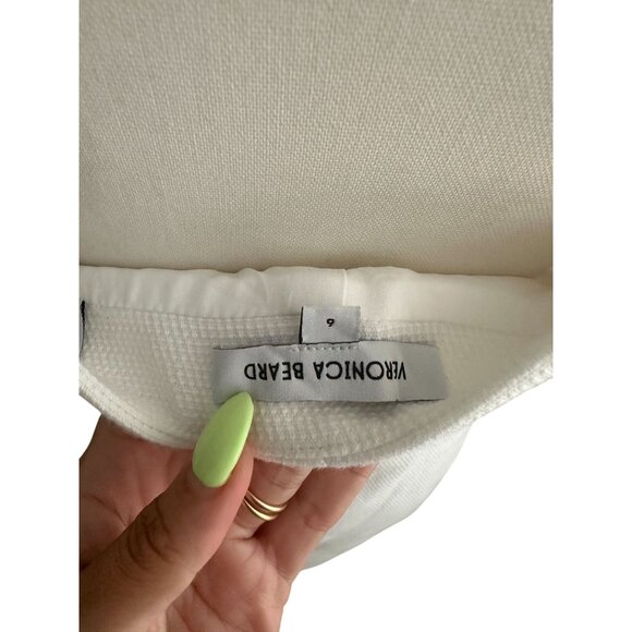 VERONICA BEARD White Halter Button Blazer Dress Size 6 - Picture 7 of 7